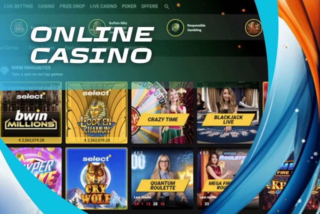 Online Casino games at Bwin gambling website review